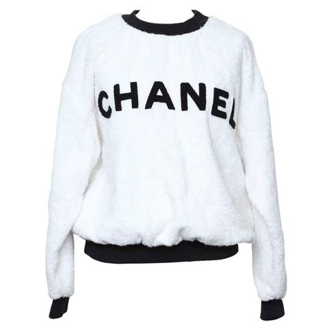 chanel jumper|Chanel sweater black and white.